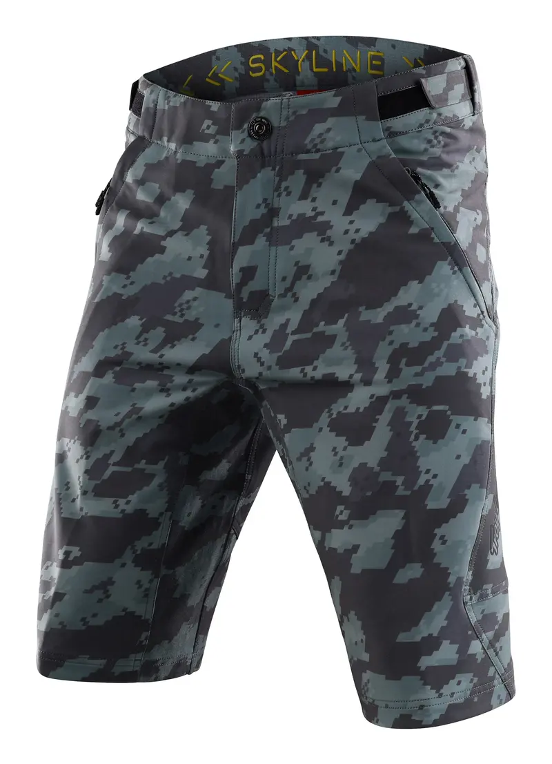 Troy Lee Designs Skyline Mtb Short With Liner - Digi Camo - Spruce - 2023 1