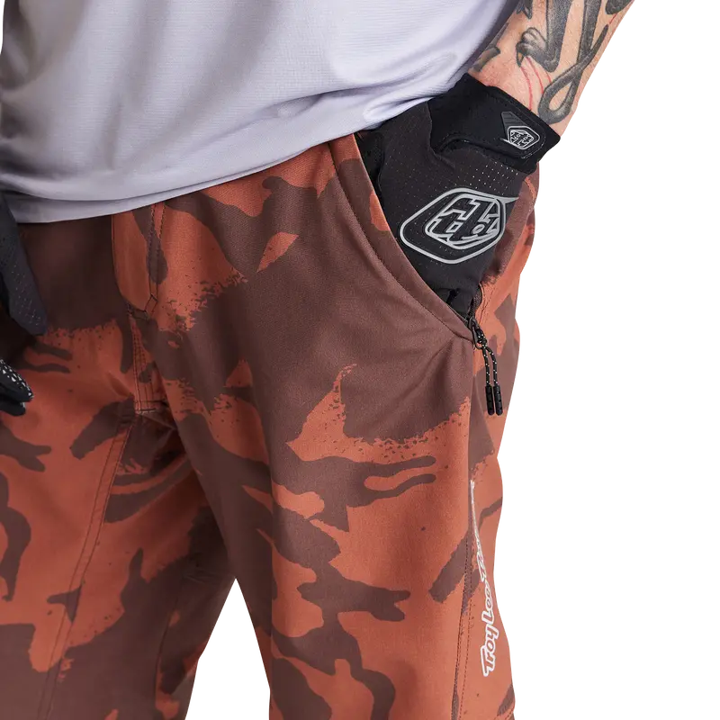 Troy Lee Designs Skyline Mtb Short With Liner - Shadow Camo - Brick 4