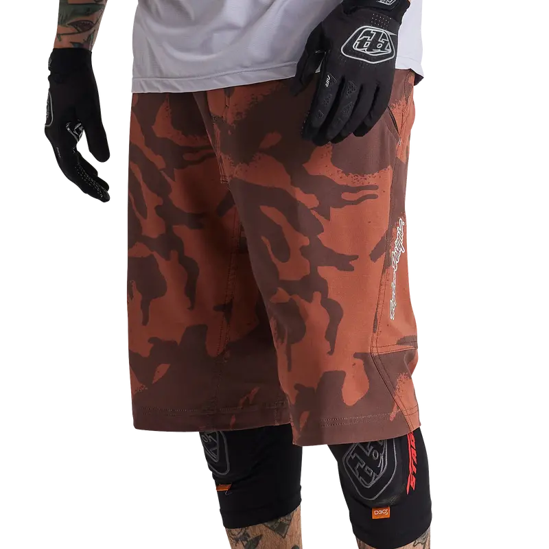 Troy Lee Designs Skyline Mtb Short With Liner - Shadow Camo - Brick 5