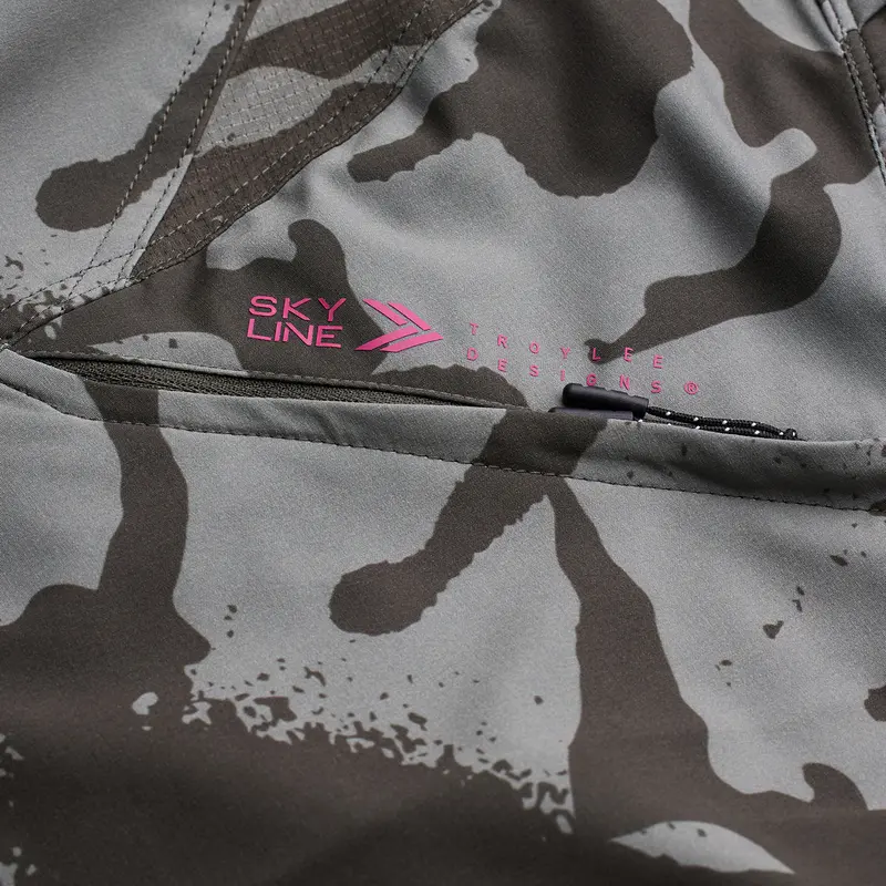 Troy Lee Designs Skyline Mtb Short With Liner - Shadow Camo - Olive 3