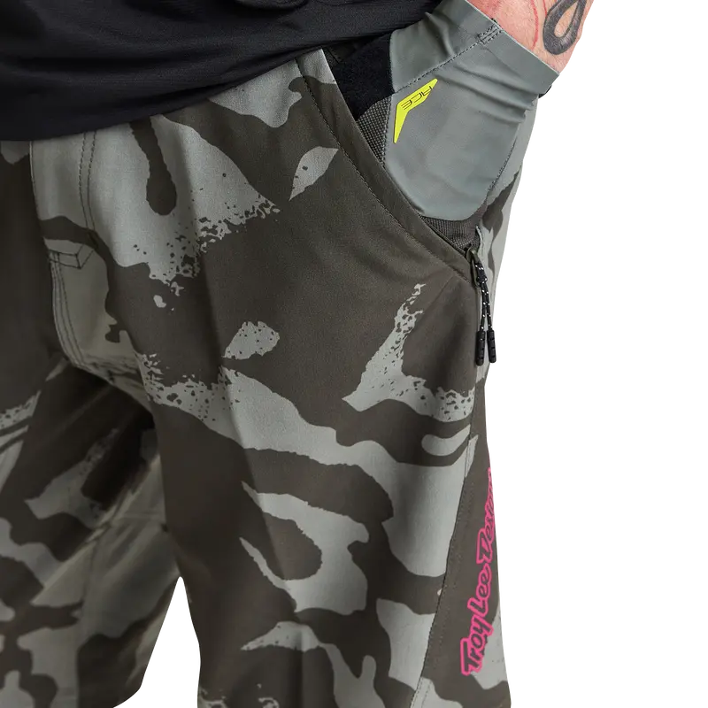 Troy Lee Designs Skyline Mtb Short With Liner - Shadow Camo - Olive 5