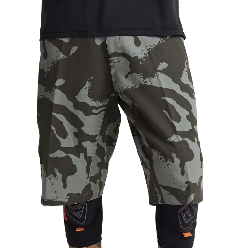 Troy Lee Designs Skyline Mtb Short With Liner - Shadow Camo - Olive 6