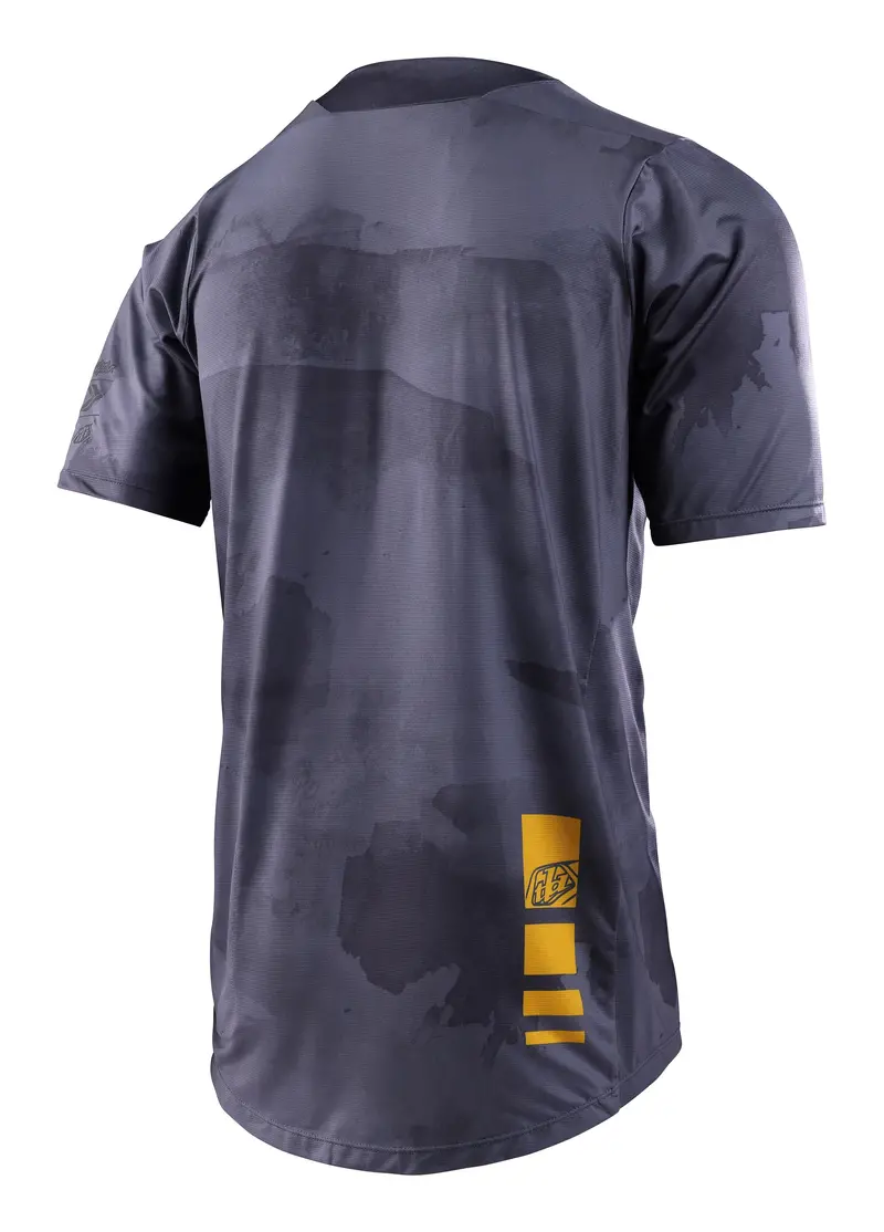 Troy Lee Designs Skyline Short Sleeve Mtb Jersey - Blocks - Charcoal - 2023 2
