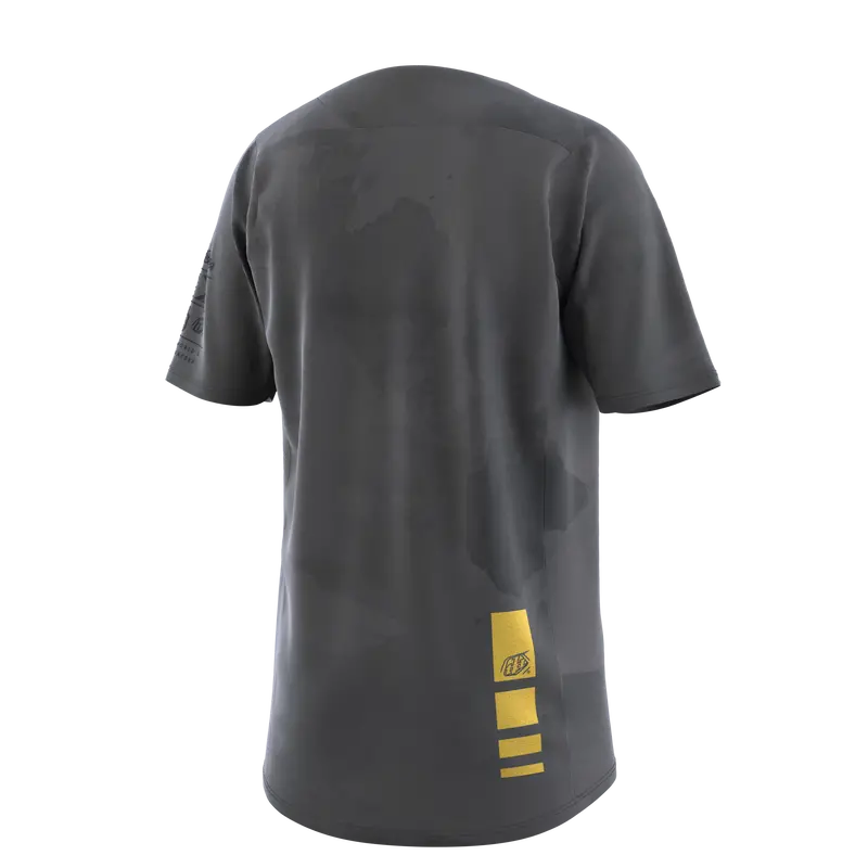 Troy Lee Designs Skyline Short Sleeve Mtb Jersey - Blocks - Youth - Charcoal - 2023 2