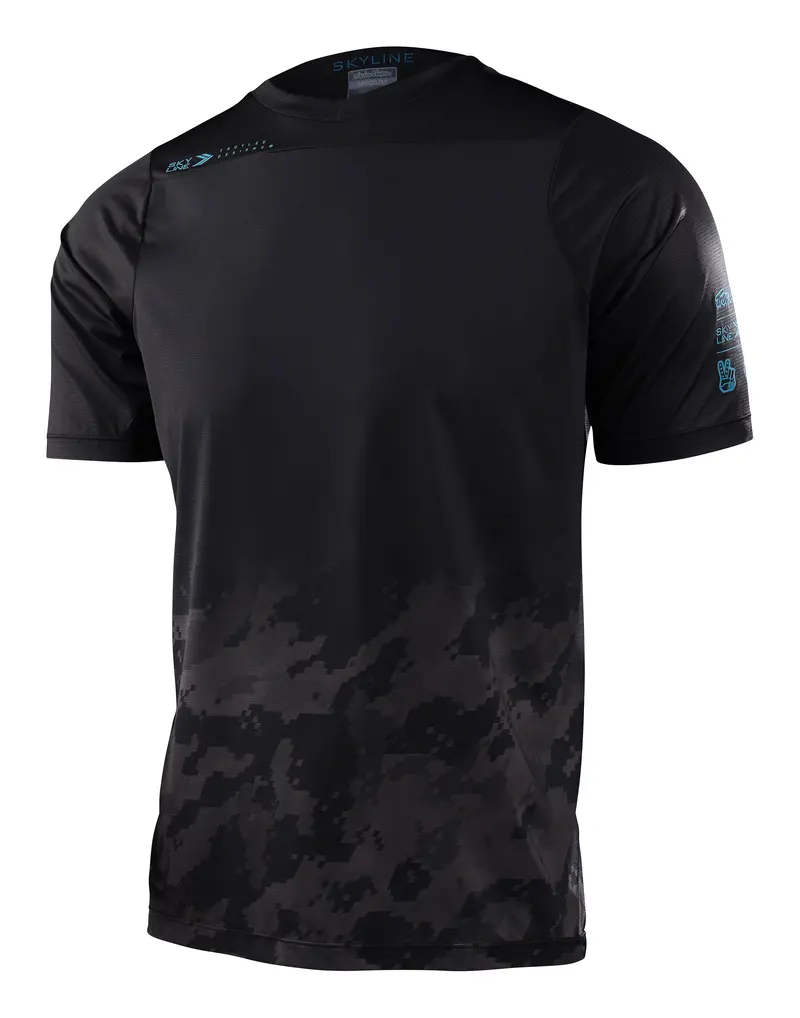 Troy Lee Designs Skyline Short Sleeve Mtb Jersey - Fader - Digi Black - 2023 1