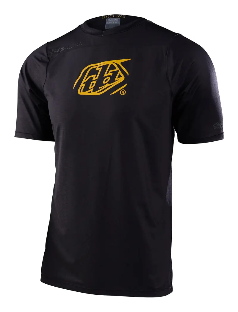 Troy Lee Designs Skyline Short Sleeve Mtb Jersey - Iconic - Black 1