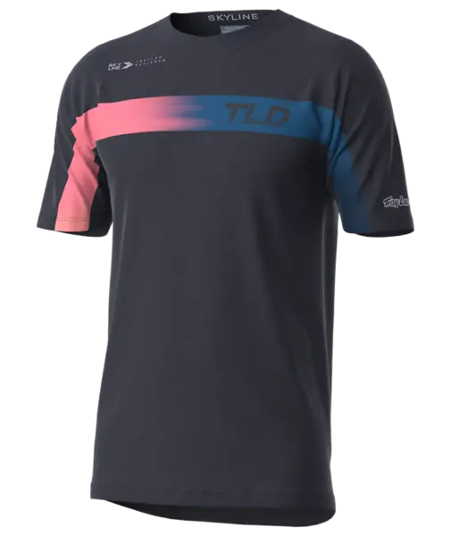 Troy Lee Designs Skyline Short Sleeve Mtb Jersey - Jet Fuel - Carbon - 2022 1