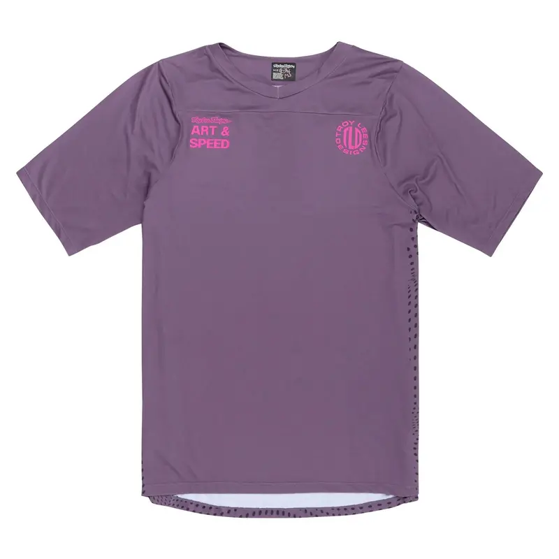 Troy Lee Designs Skyline Short Sleeve Mtb Jersey - Radioscape - Deep Purple 1