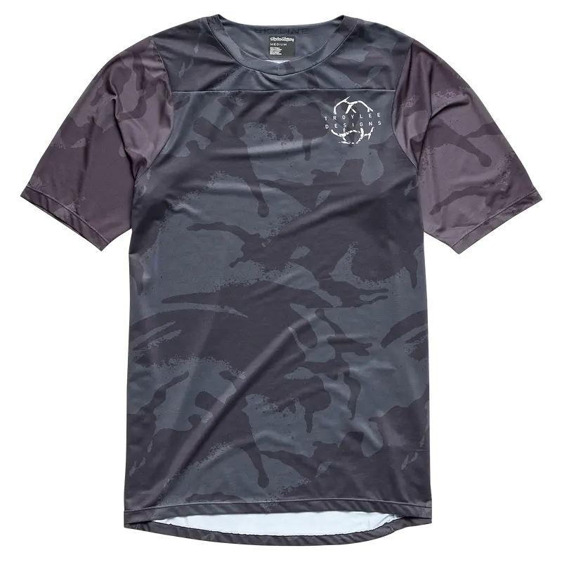 Troy Lee Designs Skyline Short Sleeve Mtb Jersey - Shadow Camo - Carbon 1