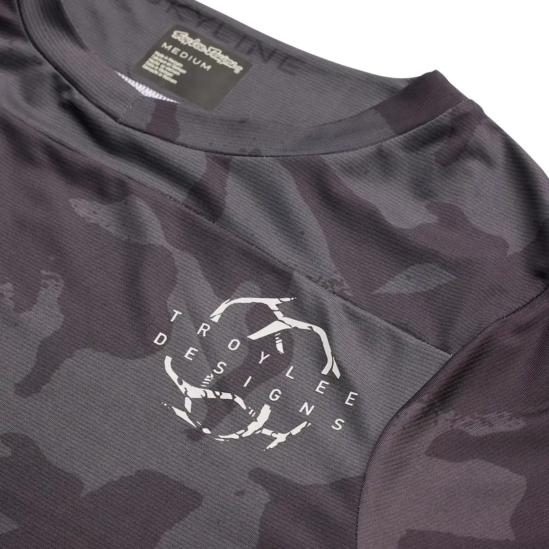 Troy Lee Designs Skyline Short Sleeve Mtb Jersey - Shadow Camo - Carbon 4