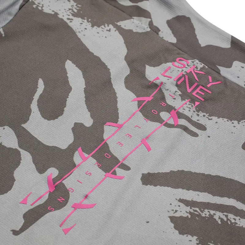 Troy Lee Designs Skyline Short Sleeve Mtb Jersey - Shadow Camo - Olive 4