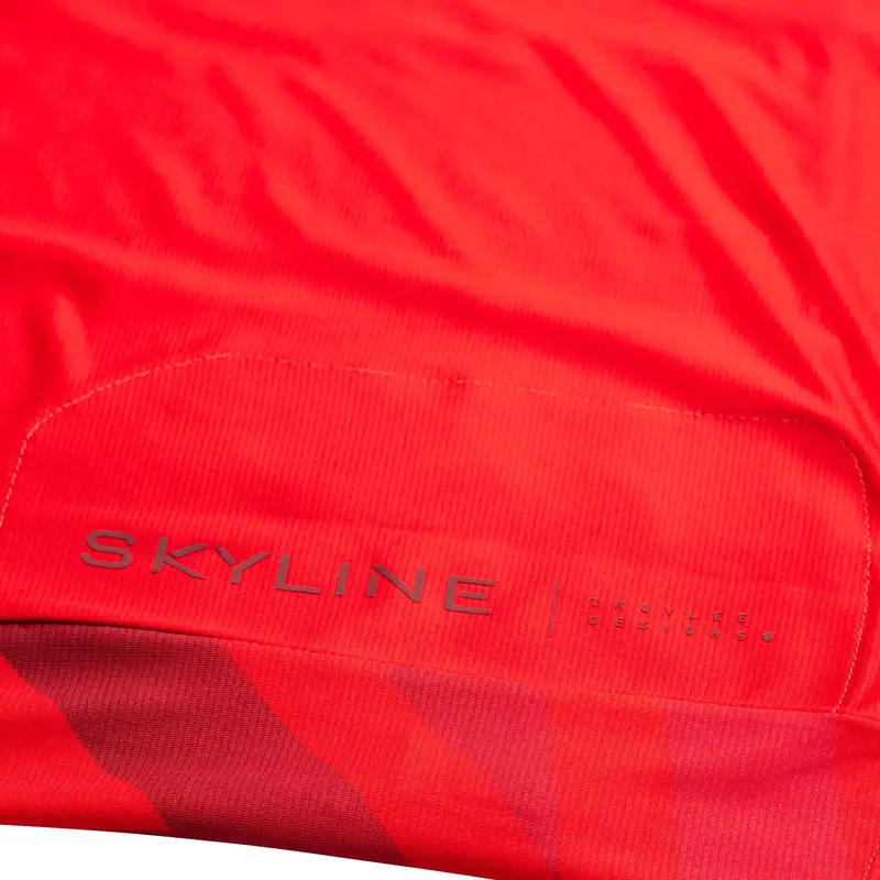 Troy Lee Designs Skyline Short Sleeve Mtb Jersey - Sram Eagle One - Fiery Red 3