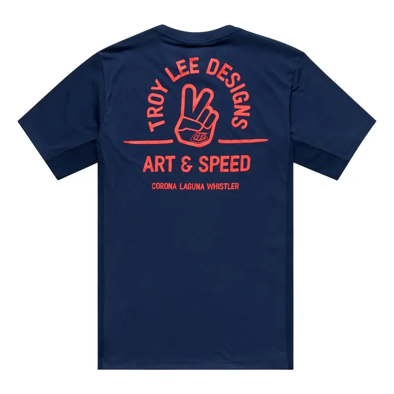 Troy Lee Designs Skyline Short Sleeve Ride Tee - Locals - Midnight 2