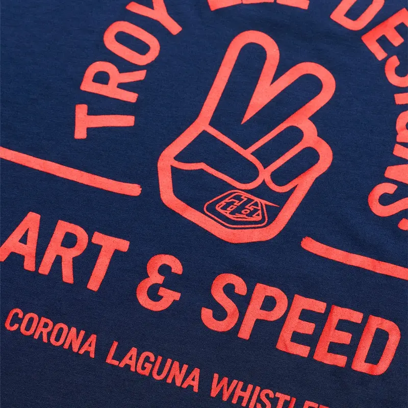 Troy Lee Designs Skyline Short Sleeve Ride Tee - Locals - Midnight 5
