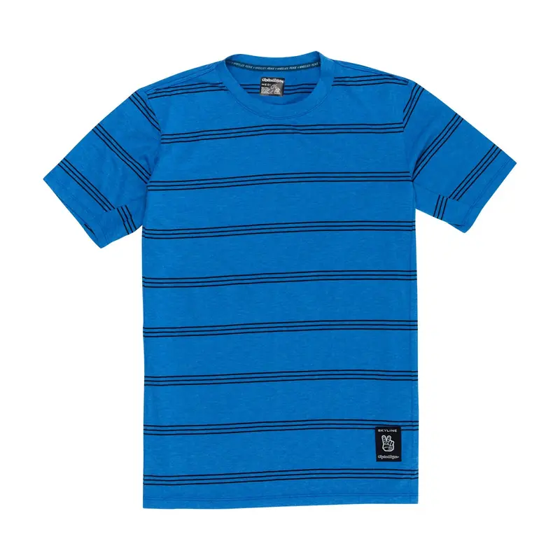 Troy Lee Designs Skyline Short Sleeve Ride Tee - Washed Out - Cobalt 1