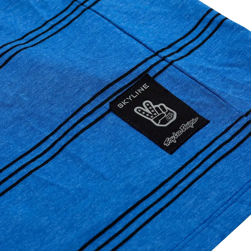 Troy Lee Designs Skyline Short Sleeve Ride Tee - Washed Out - Cobalt 3