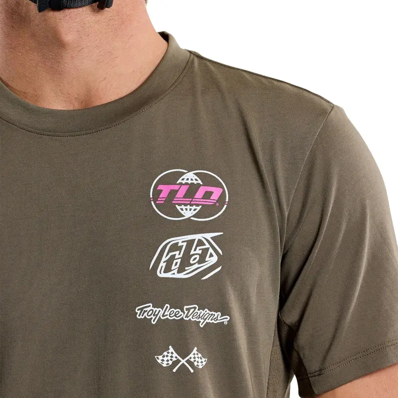 Troy Lee Designs Skyline Short Sleeve Ride Tee - Worldwide - Caper 5