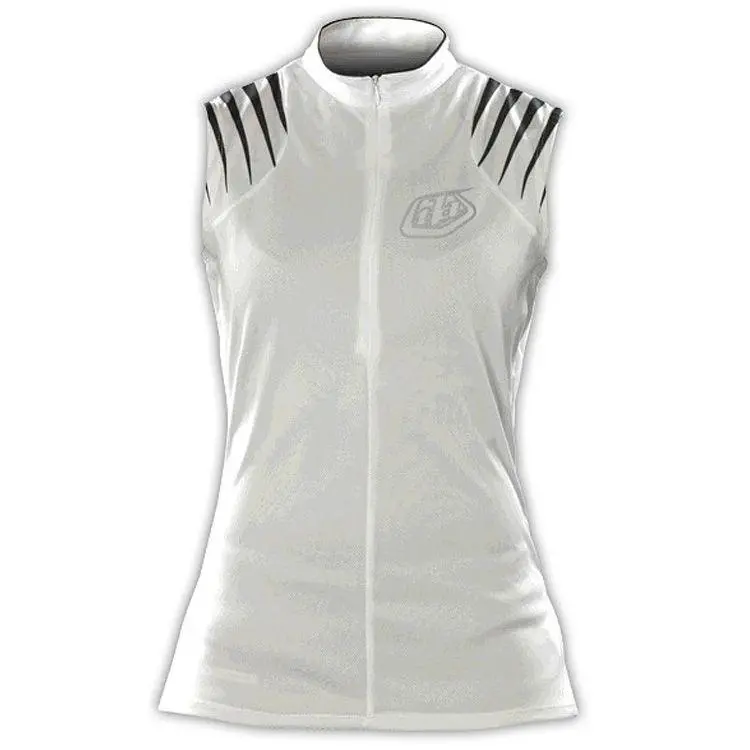 Troy Lee Designs Sleeveless Women’s MTB Jersey – White Breathable Top