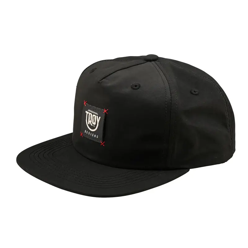 Troy Lee Designs Smiley Unstructured Snapback Hat - Black 1