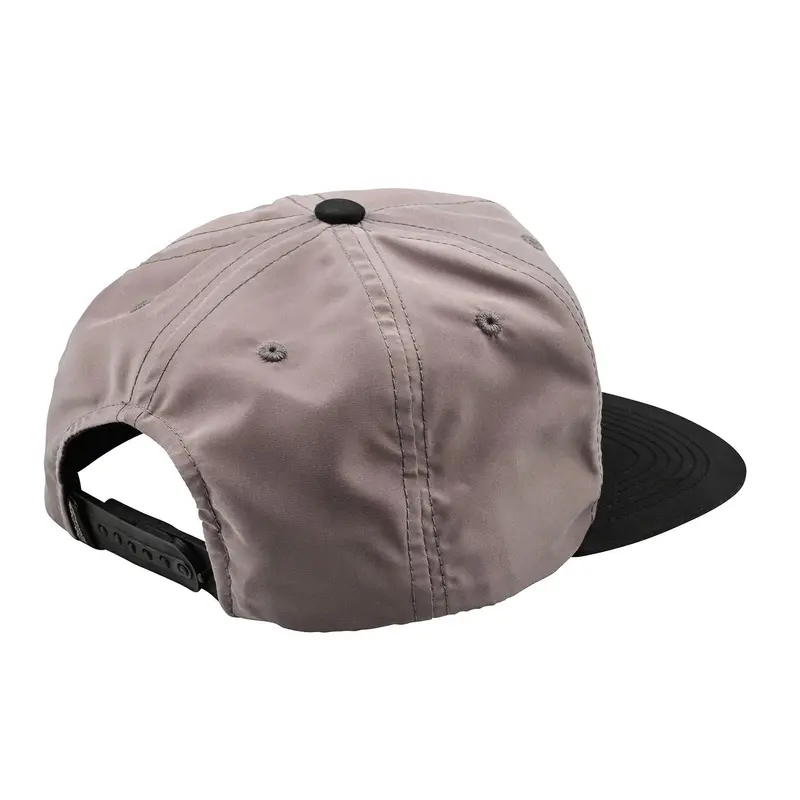Troy Lee Designs Smiley Unstructured Snapback Hat - Gravel-Carbon 2