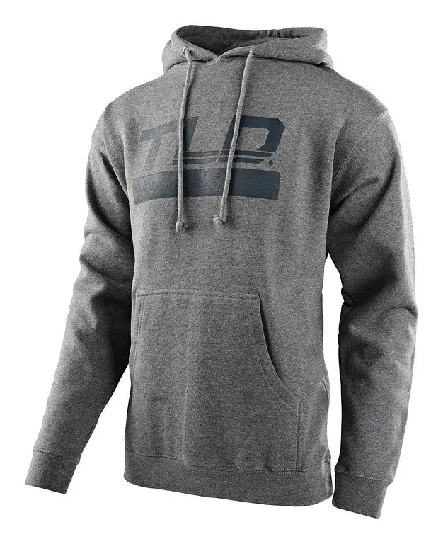 Troy Lee Designs Speed Logo Pullover Hoodie - Gunmetal Heather 1