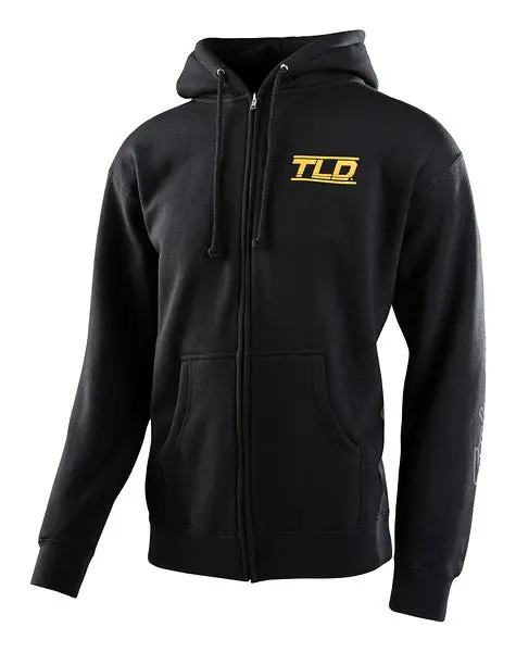 Troy Lee Designs Speed Logo Zip-Up Hoodie - Black 1