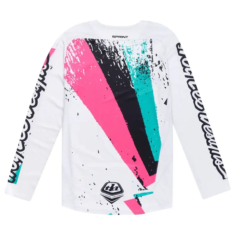 Troy Lee Designs Sprint Long Sleeve Mtb Jersey - Full Pull - Chalk 2