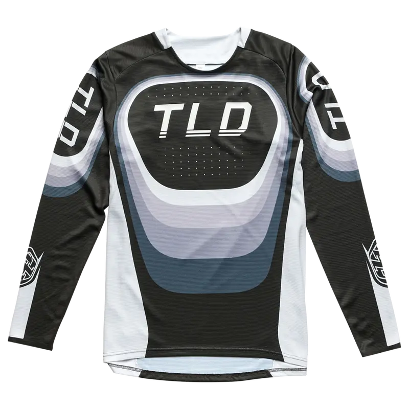 Troy Lee Designs Sprint Long Sleeve Mtb Jersey - Reverb - Black 1