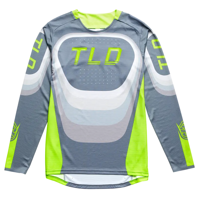 Troy Lee Designs Sprint Long Sleeve Mtb Jersey - Reverb - Charcoal 1