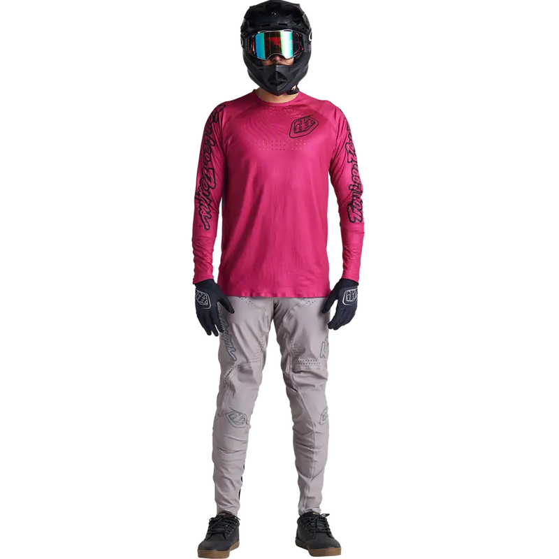 Troy Lee Designs Sprint Ultra Long Sleeve Mtb Jersey - Berry 2