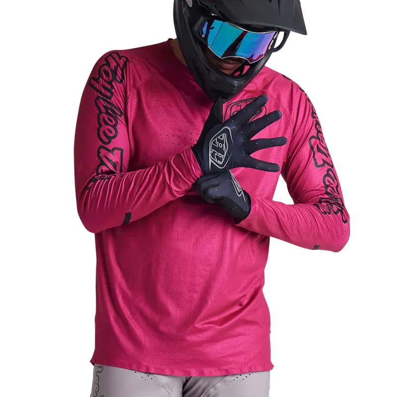 Troy Lee Designs Sprint Ultra Long Sleeve Mtb Jersey - Berry 3