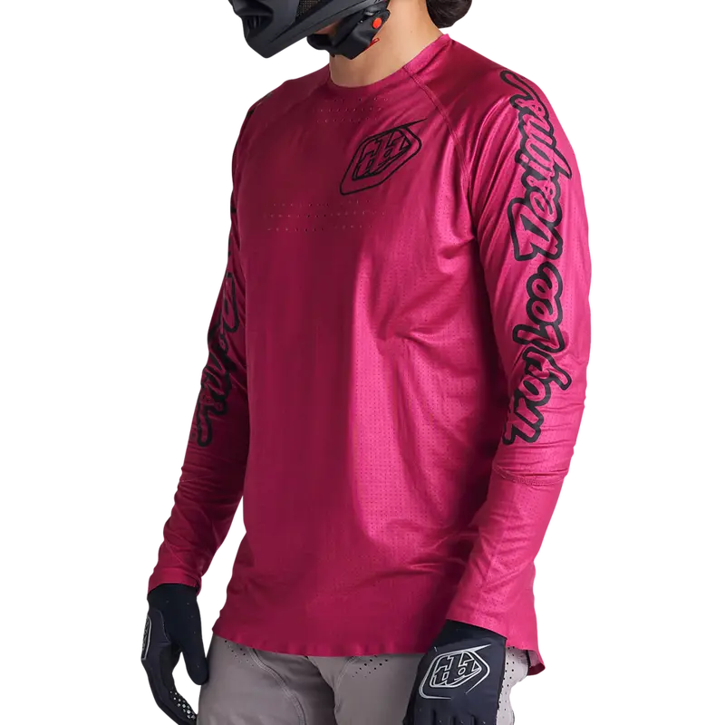 Troy Lee Designs Sprint Ultra Long Sleeve Mtb Jersey - Berry 4