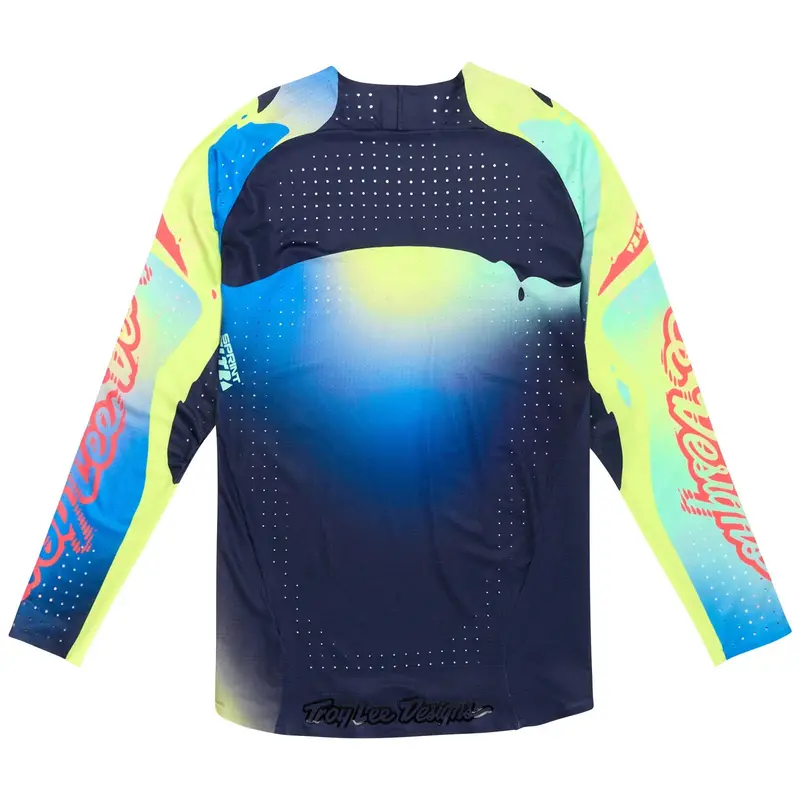 Troy Lee Designs Sprint Ultra Long Sleeve Mtb Jersey - Drip - Glo Yellow 2