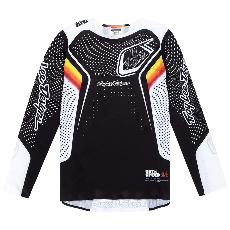 Troy Lee Designs Sprint Ultra Long Sleeve Mtb Jersey - Optic - Black 1