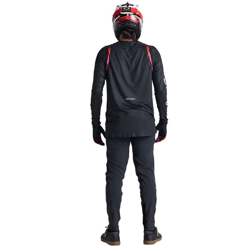 Troy Lee Designs Sprint Ultra Long Sleeve Mtb Jersey - Pinned - Black 2