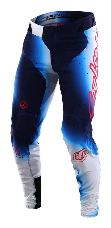 Troy Lee Designs Sprint Ultra Pant - Lucid - White-Blue - 2023 1