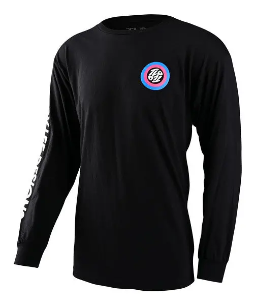 Troy Lee Designs Spun Long Sleeve Tee - Black 1