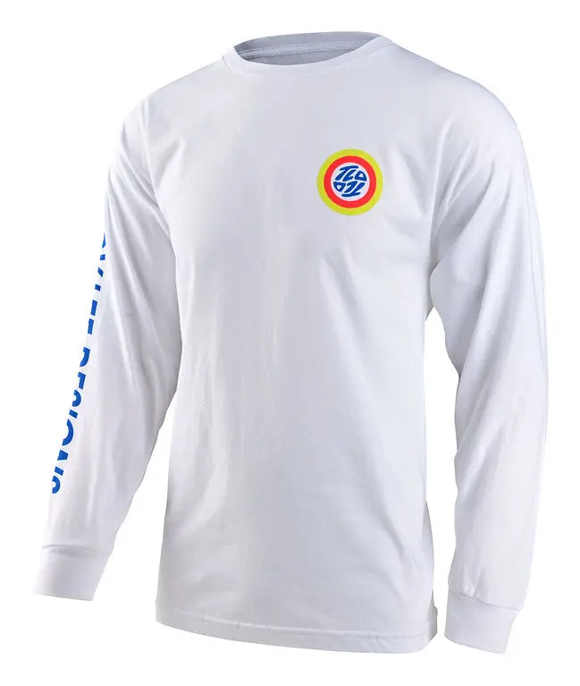 Troy Lee Designs Spun Long Sleeve Tee - White 1