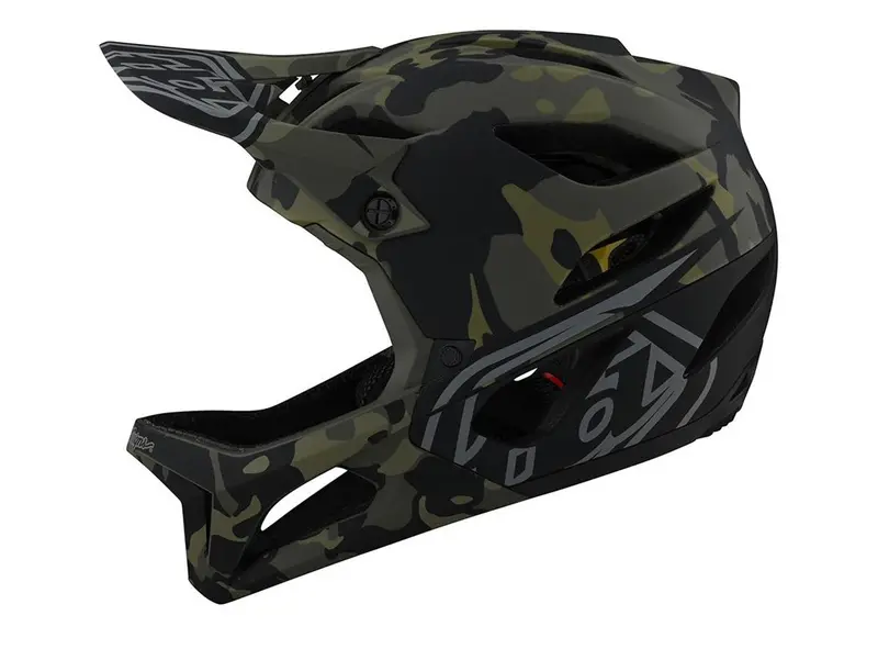 Troy Lee Designs Stage Full Face Helmet - Camo Olive 1