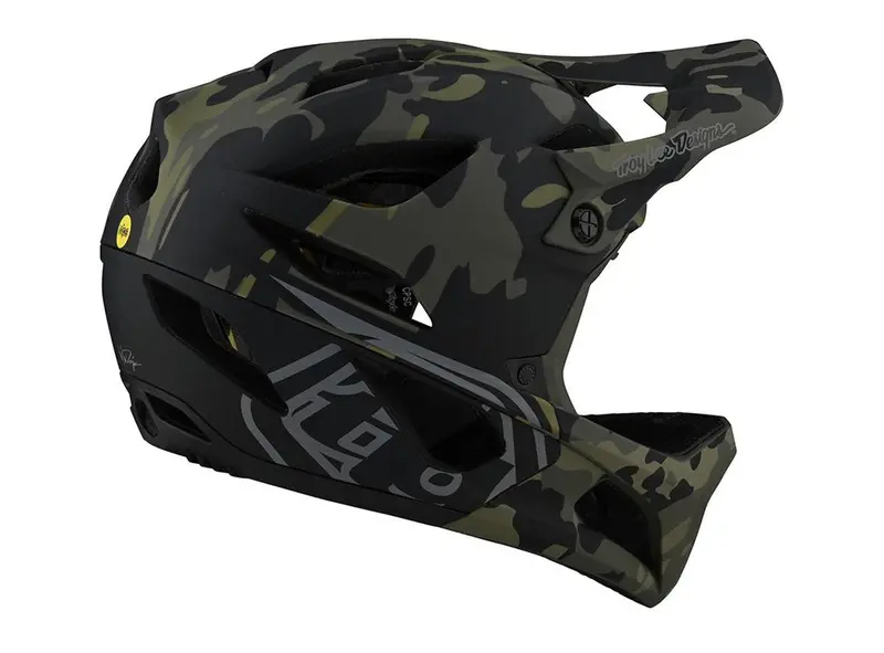 Troy Lee Designs Stage Full Face Helmet - Camo Olive 2