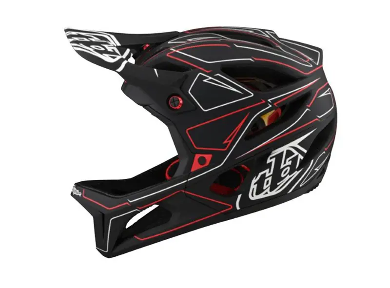 Troy Lee Designs Stage Full Face Helmet - Ltd Edition - Pinstripe Black - 2021 1