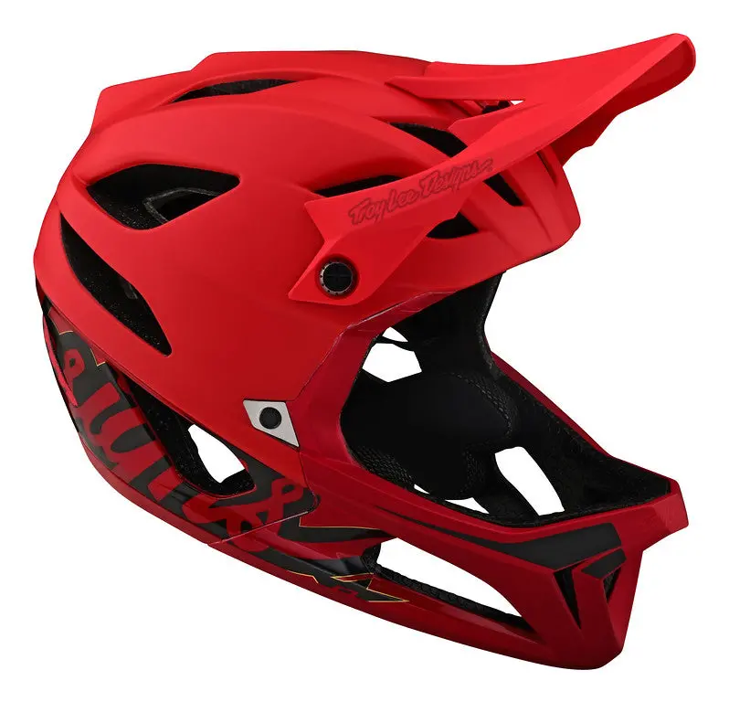 Troy Lee Designs Stage Full Face Helmet - Mips - Signature - Red - 2023 2