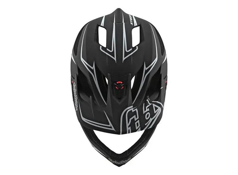 Troy Lee Designs Stage Full Face Helmet - Pinstripe - Black-White - 2020 3