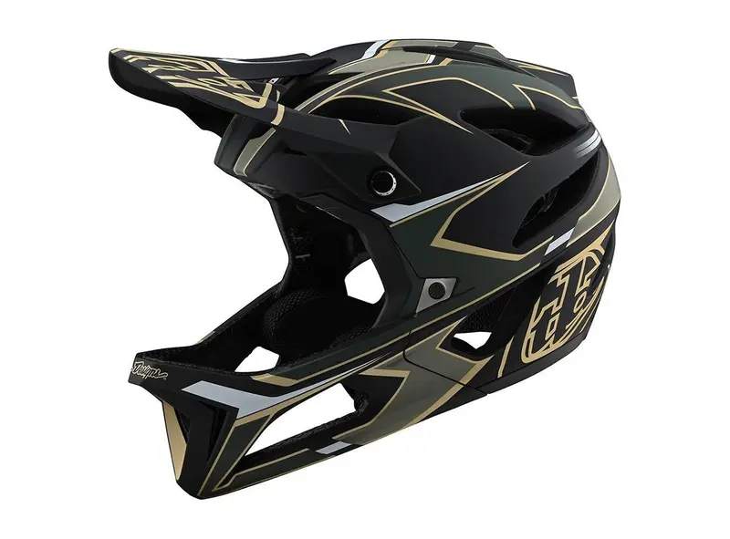 Troy Lee Designs Stage Full Face Helmet - Ropo - Green-Gold - 2020 1