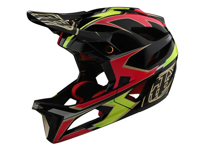 Troy Lee Designs Stage Full Face Helmet - Ropo - Pink-Yellow - 2020 1