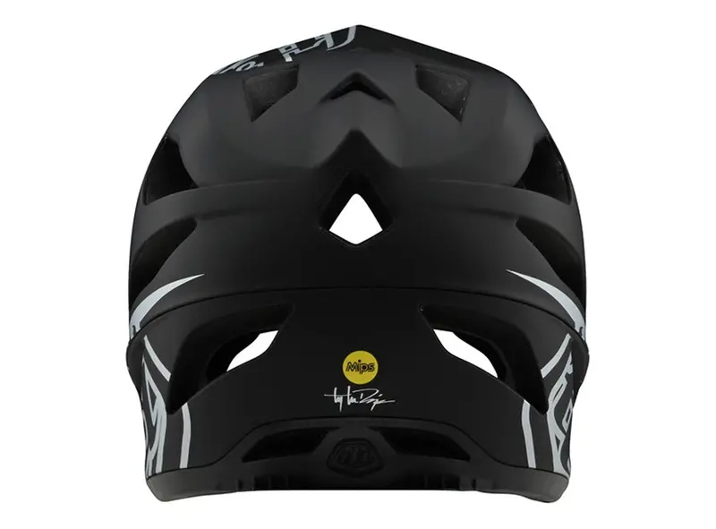Troy Lee Designs Stage Full Face Helmet - Stealth - Black-Silver - 2020 2