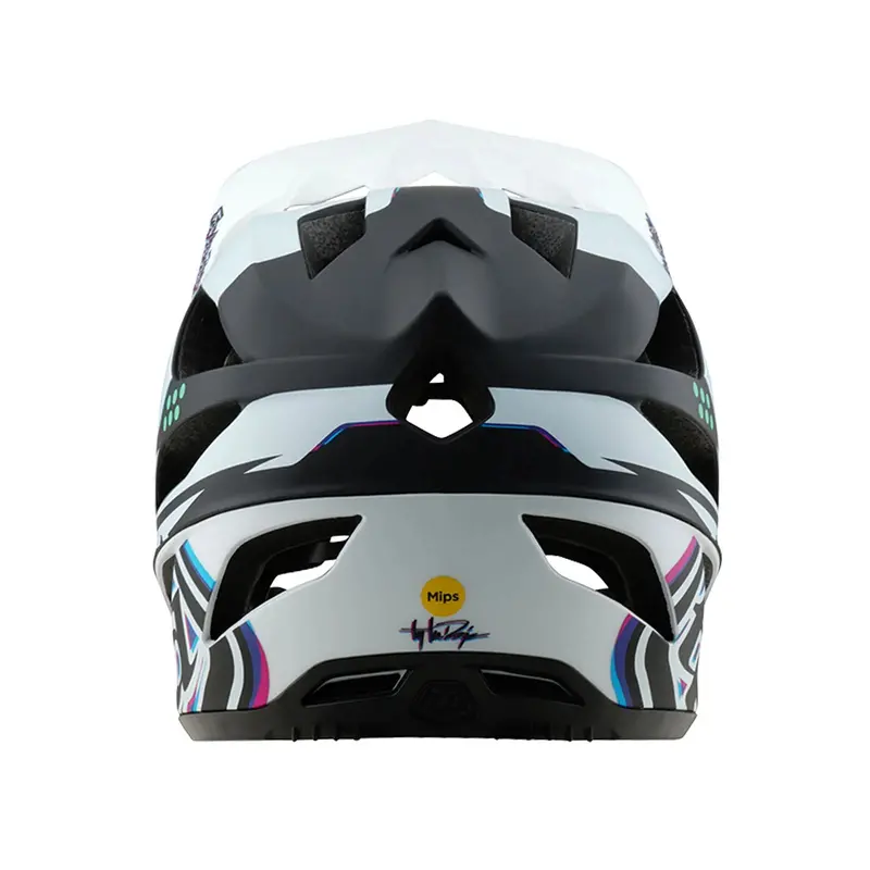 Troy Lee Designs Stage Full Face Helmet - Trooper - White 3