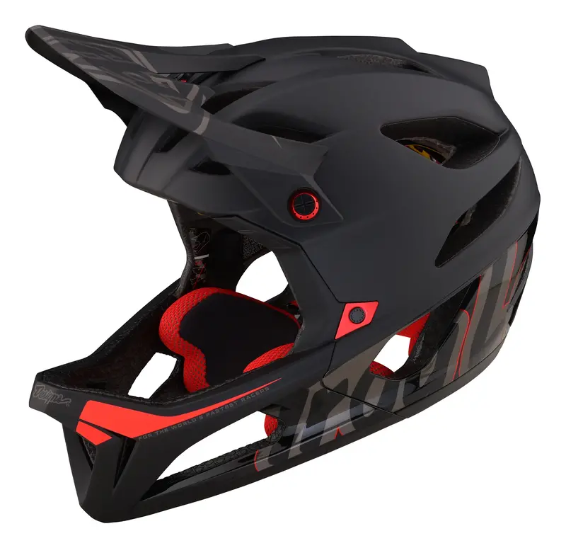Troy Lee Designs Stage Full Face Helmet With Mips - Signature - Black 1