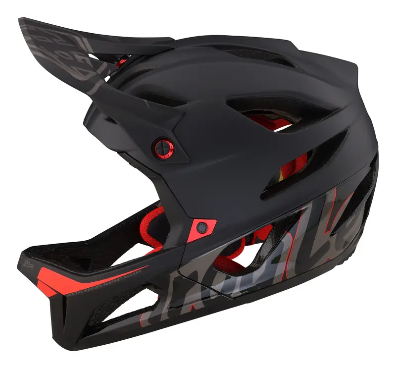 Troy Lee Designs Stage Full Face Helmet With Mips - Signature - Black 3