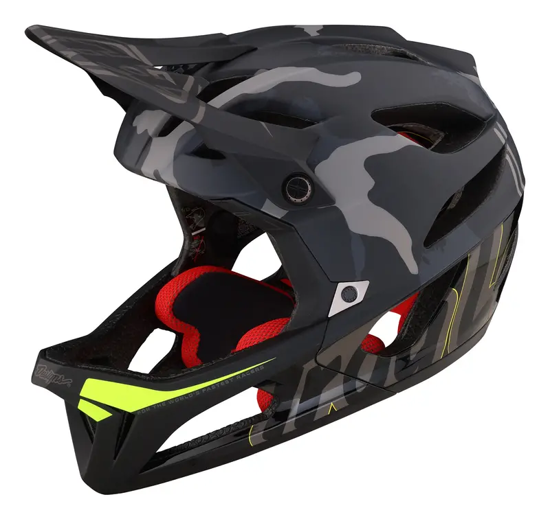 Troy Lee Designs Stage Full Face Helmet With Mips - Signature Camo - Black - 2023 1
